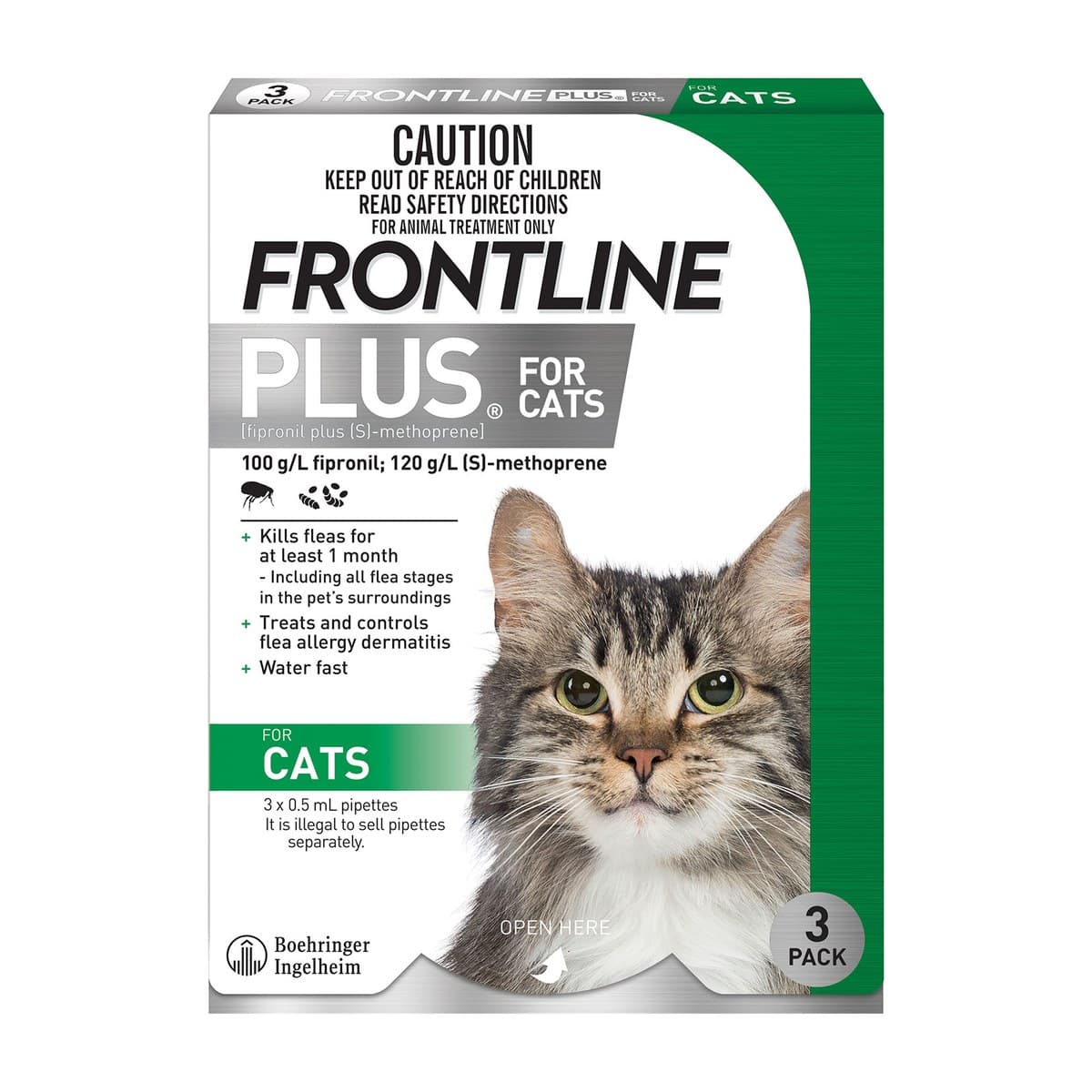 Frontline Plus Flea & Tick Spot-On for Cats