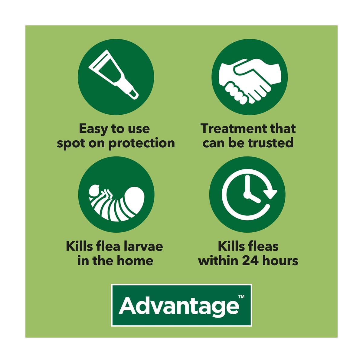 Advantage Spot-On Flea Treatment for Very Small Dogs and Cats