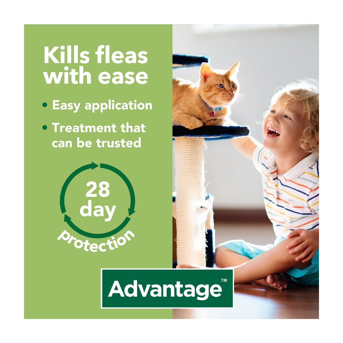 Advantage Spot-On Flea Treatment for Very Small Dogs and Cats