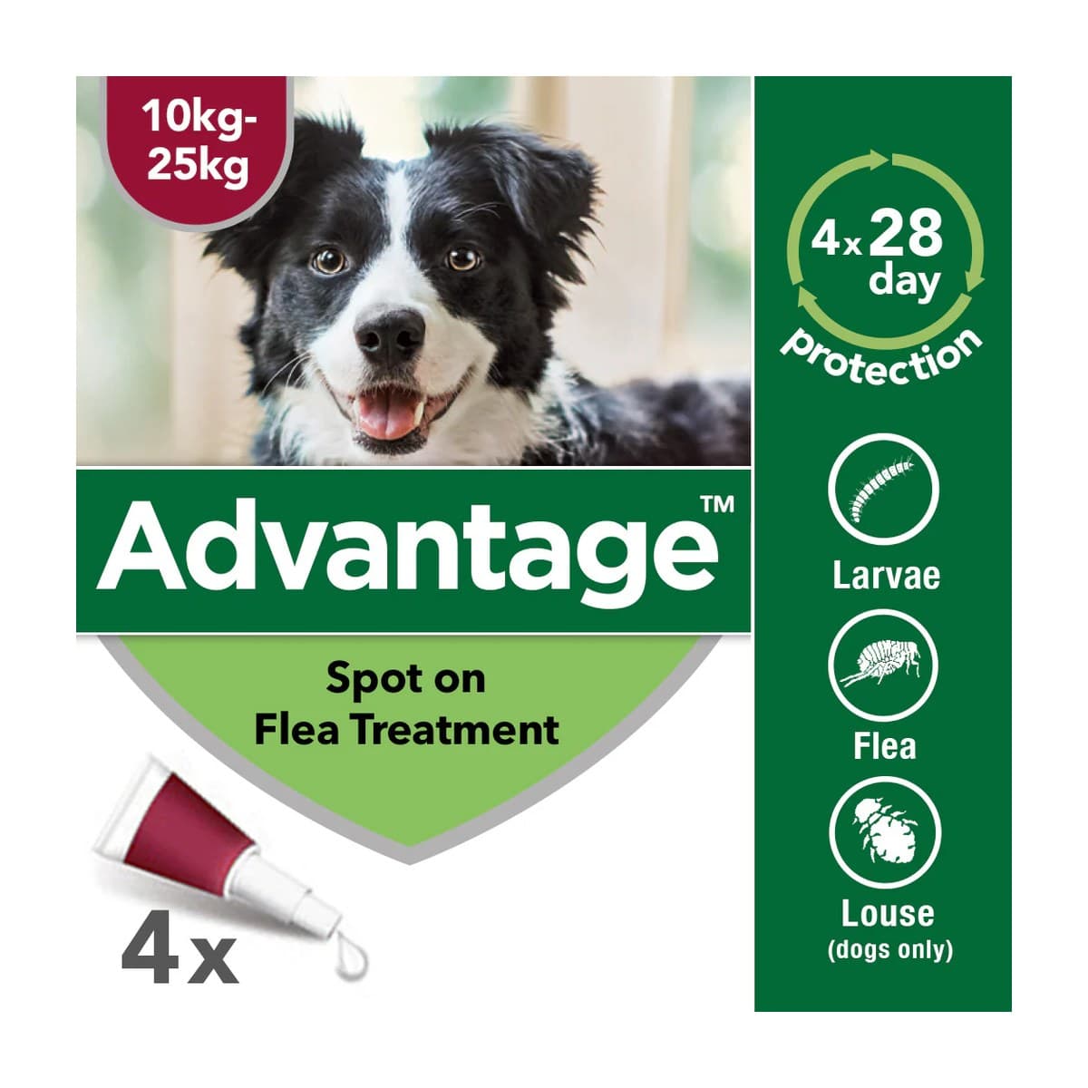Advantage Spot-On Flea Treatment for Medium Dogs