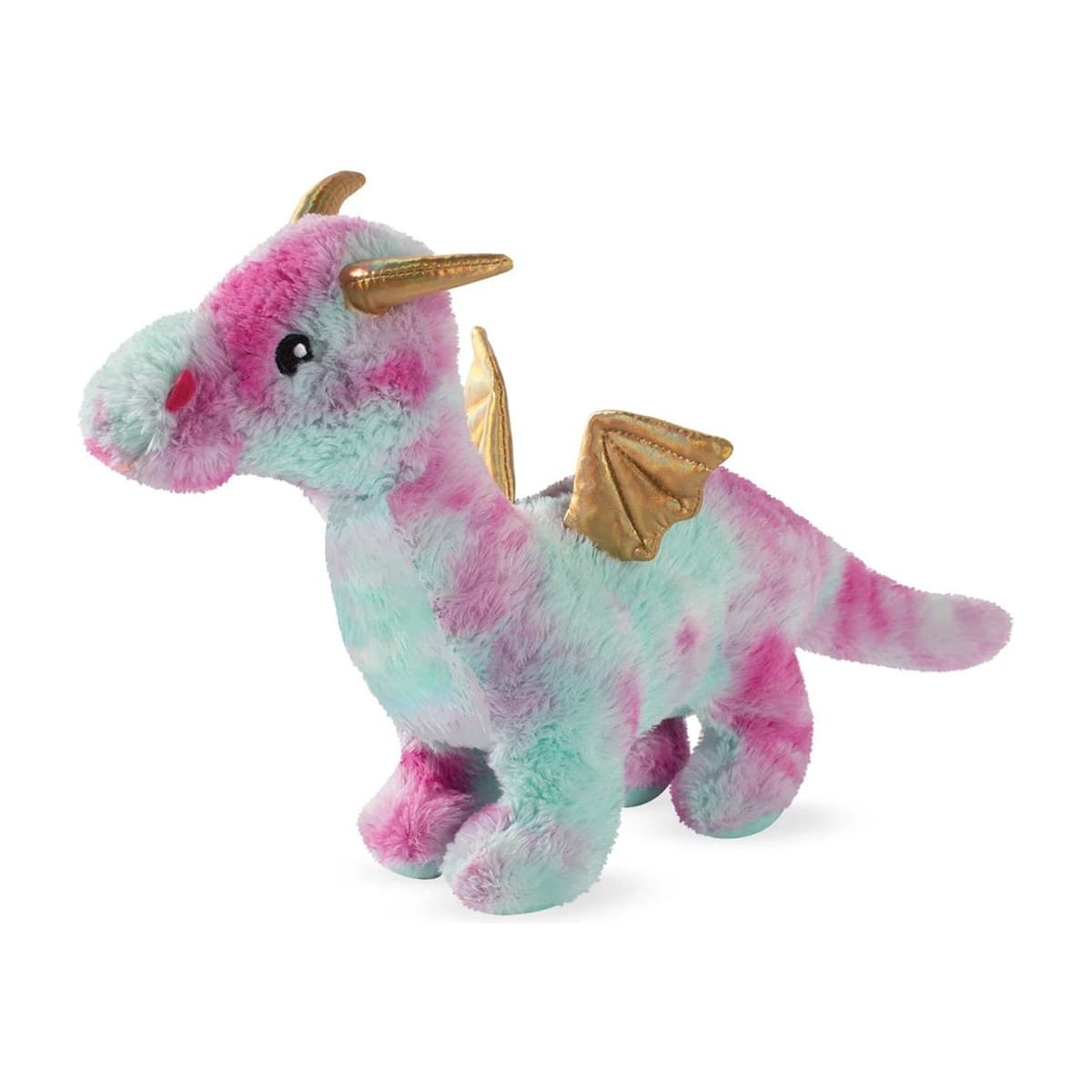 Fringe Studio Magenta Dragon Plush Squeaker Dog Toy for Dogs - 1 Toy