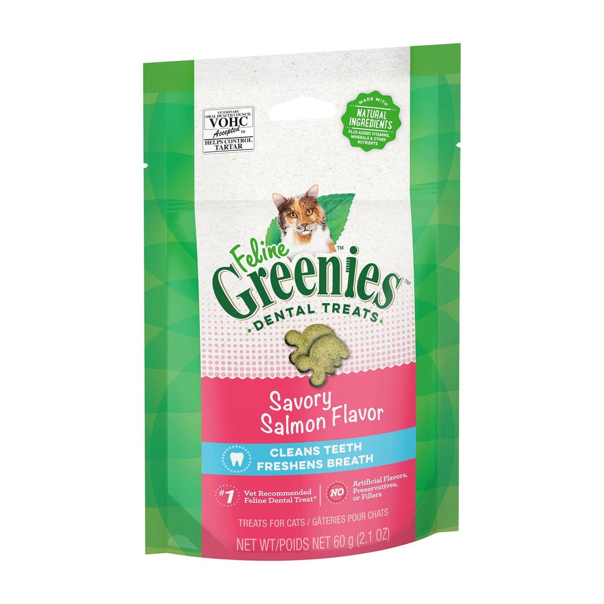 Feline Greenies Salmon Dental Treats for Cats