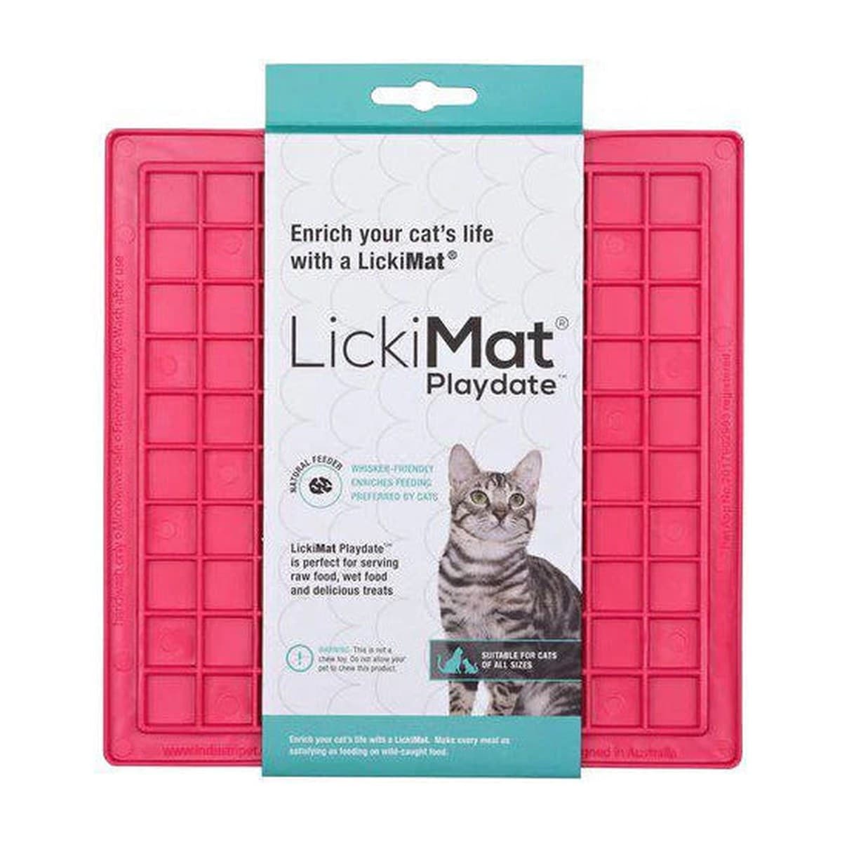LickiMat Classic Playdate Lick Mat for Cats