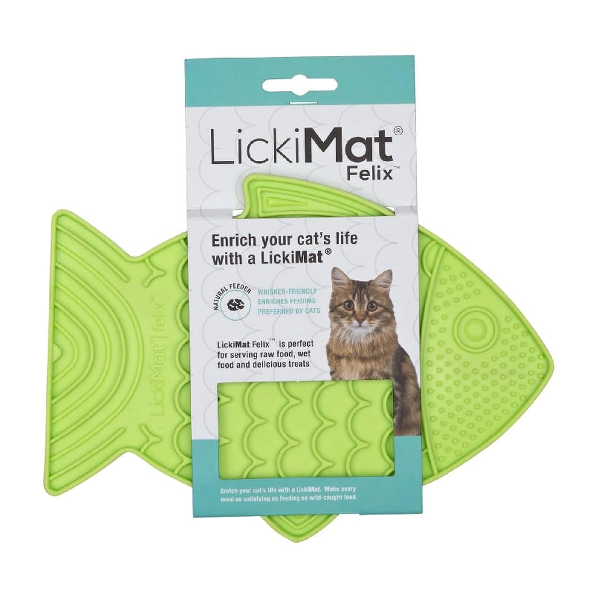 LickiMat Felix Slow Feeder Mat for Cats