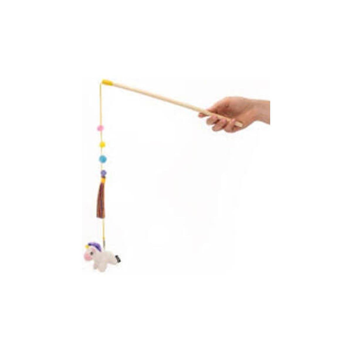 ZippyPaws ZippyClaws Zippystick Unicorn Interactive Cat Toy for Cats