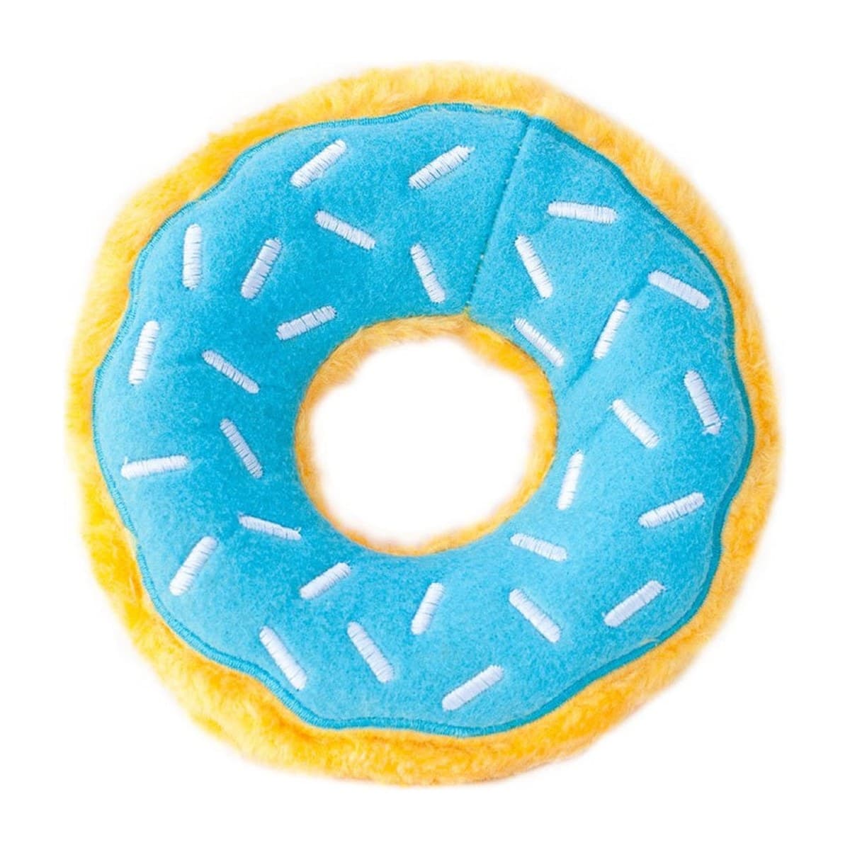 ZippyPaws Donutz Blueberry Plush Squeaky Toy for Dogs - 1 Toy