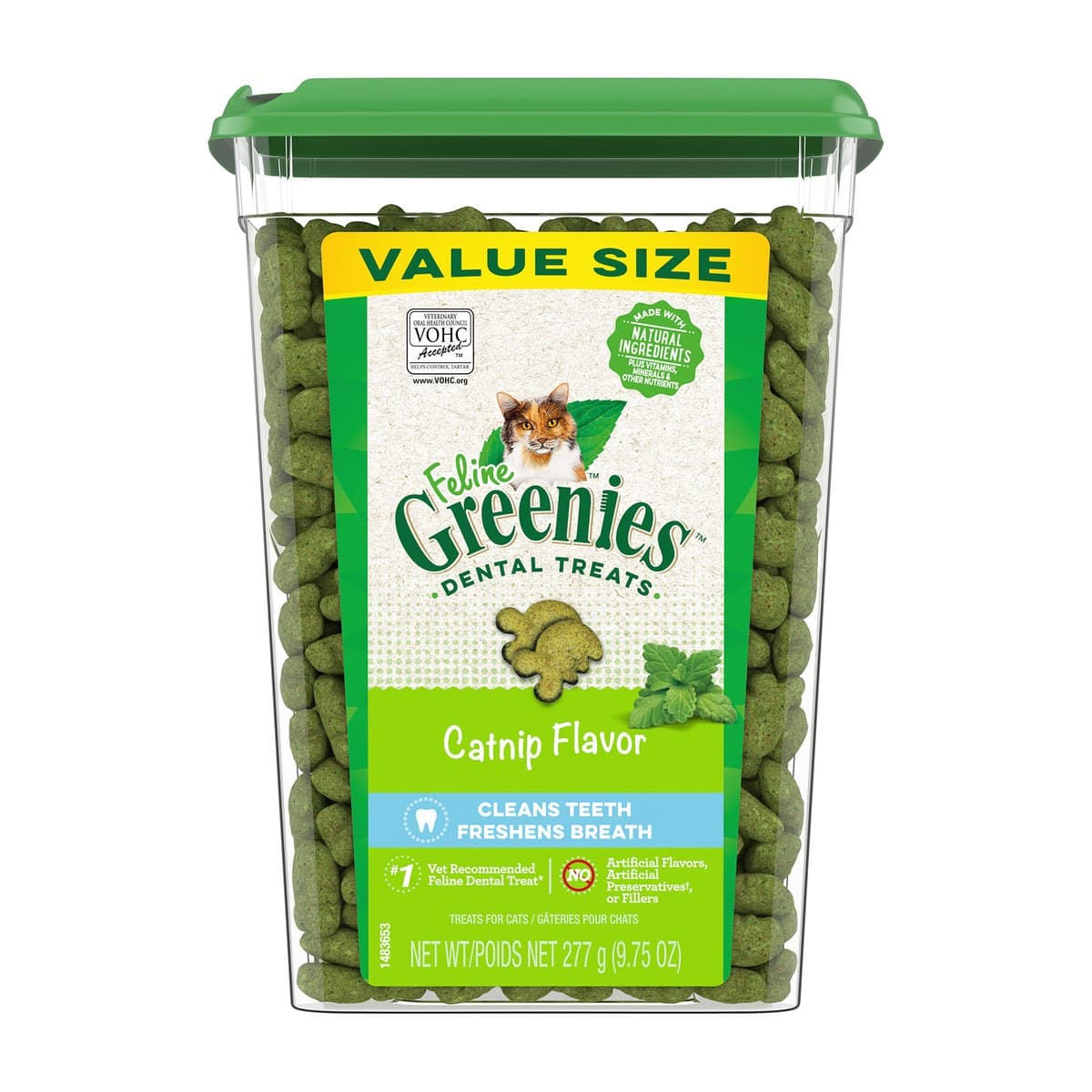 Feline Greenies Catnip Dental Treats for Cats