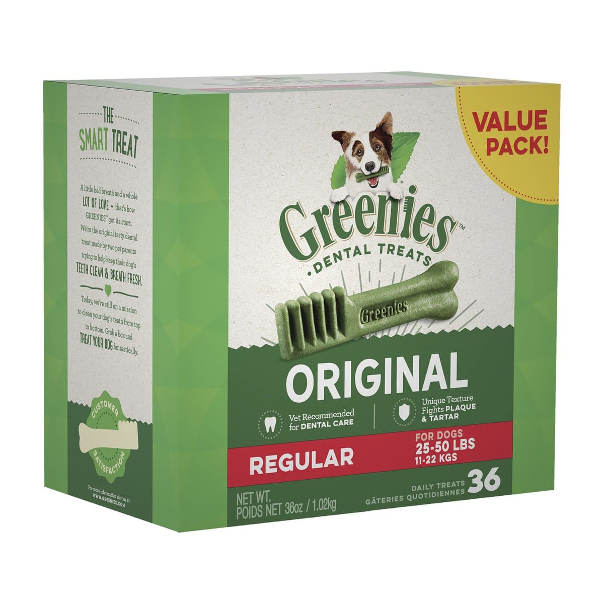 Greenies Original Dental Treats for Dogs – Regular