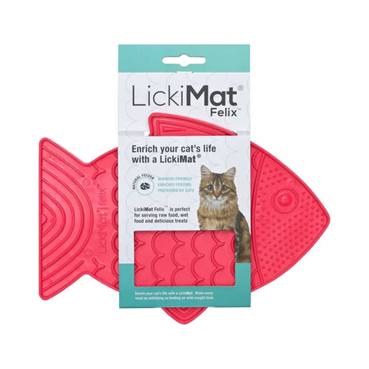 LickiMat Felix Slow Feeder Mat for Cats
