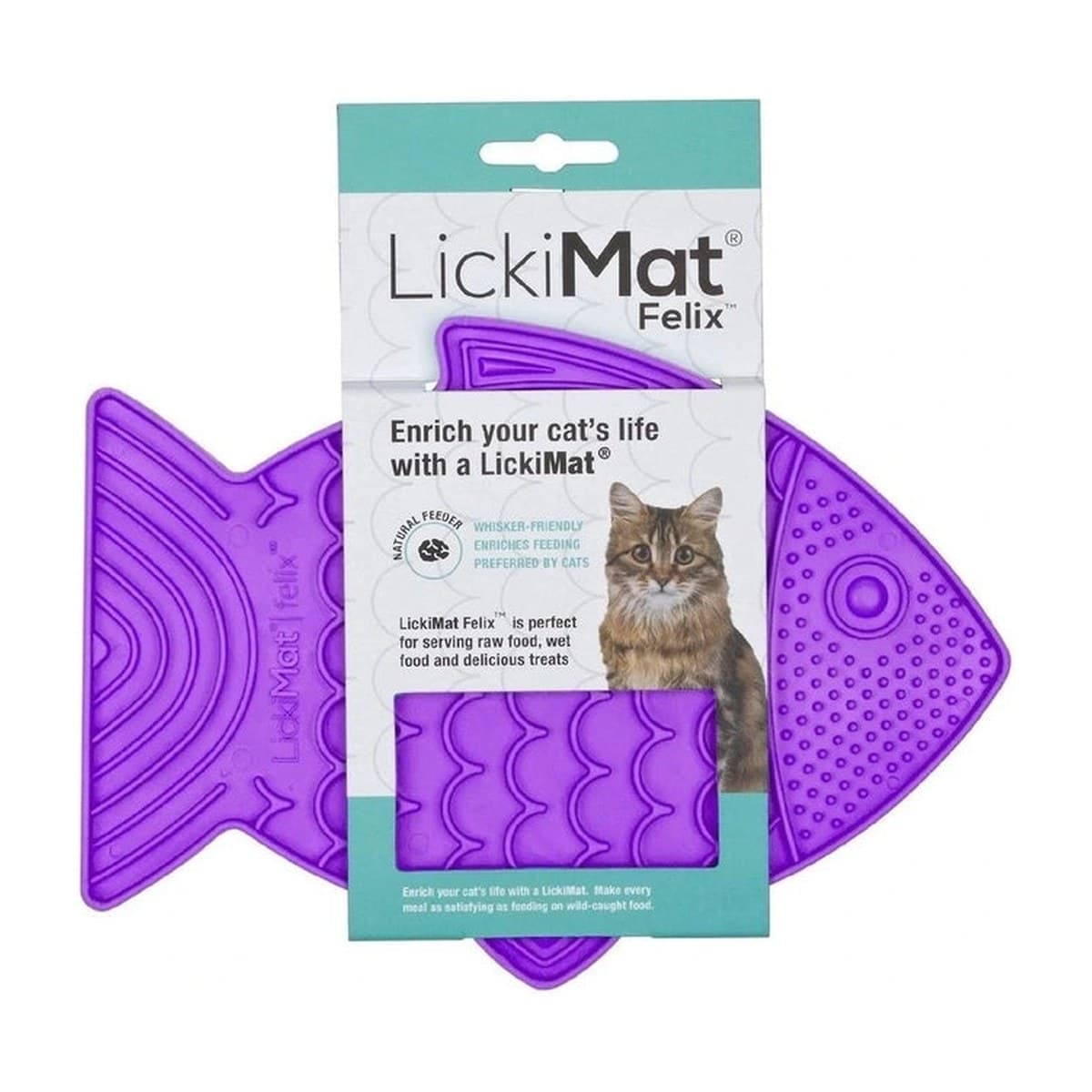 LickiMat Felix Slow Feeder Mat for Cats