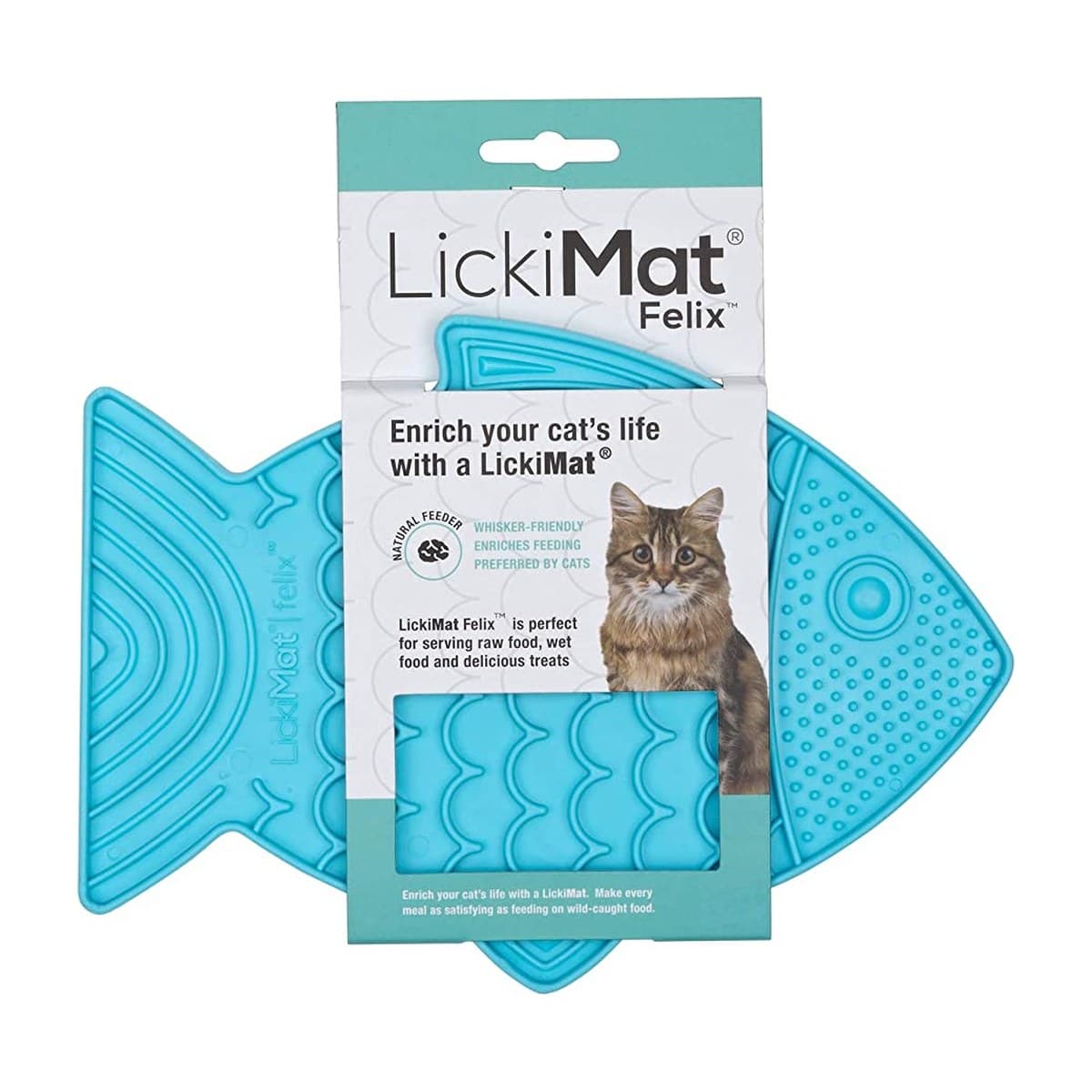 LickiMat Felix Slow Feeder Mat for Cats