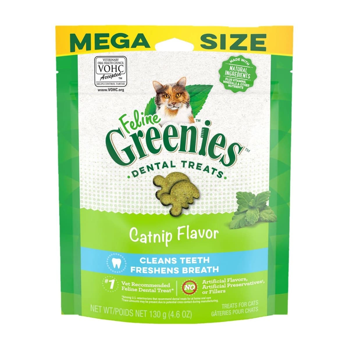 Feline Greenies Catnip Dental Treats for Cats