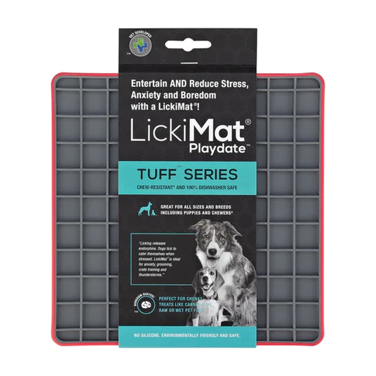 LickiMat Tuff Playdate Lick Mat for Dogs