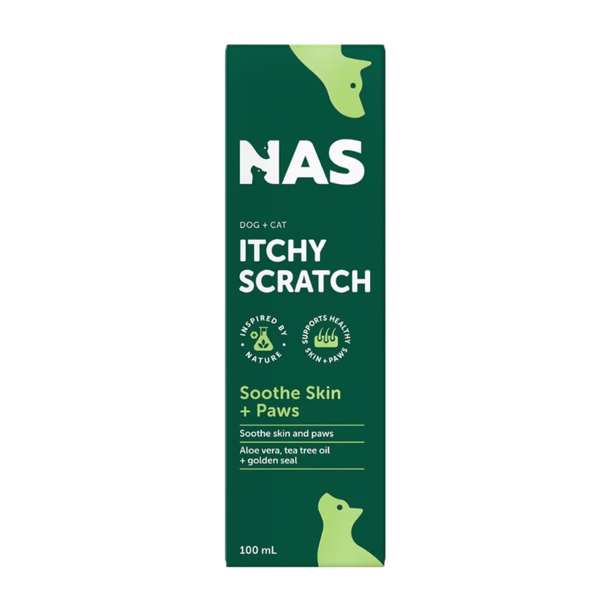 NAS Itchy Scratch Itch Relief Spray for Pets - 100ml