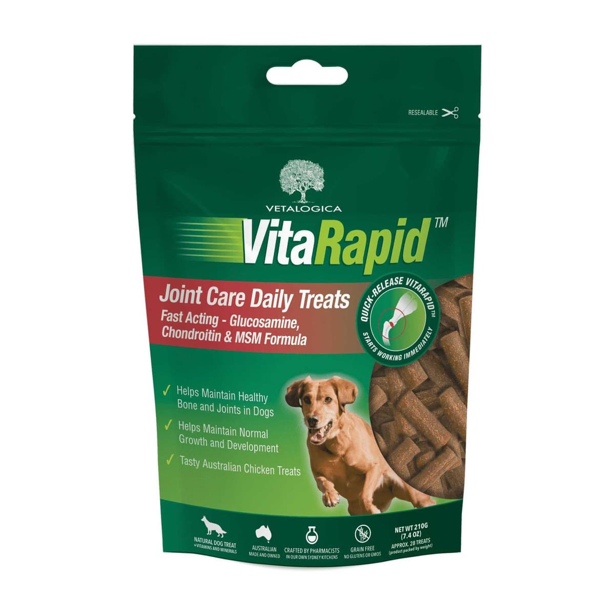 Vetalogica Joint Care Daily Treats for Dogs - 210g