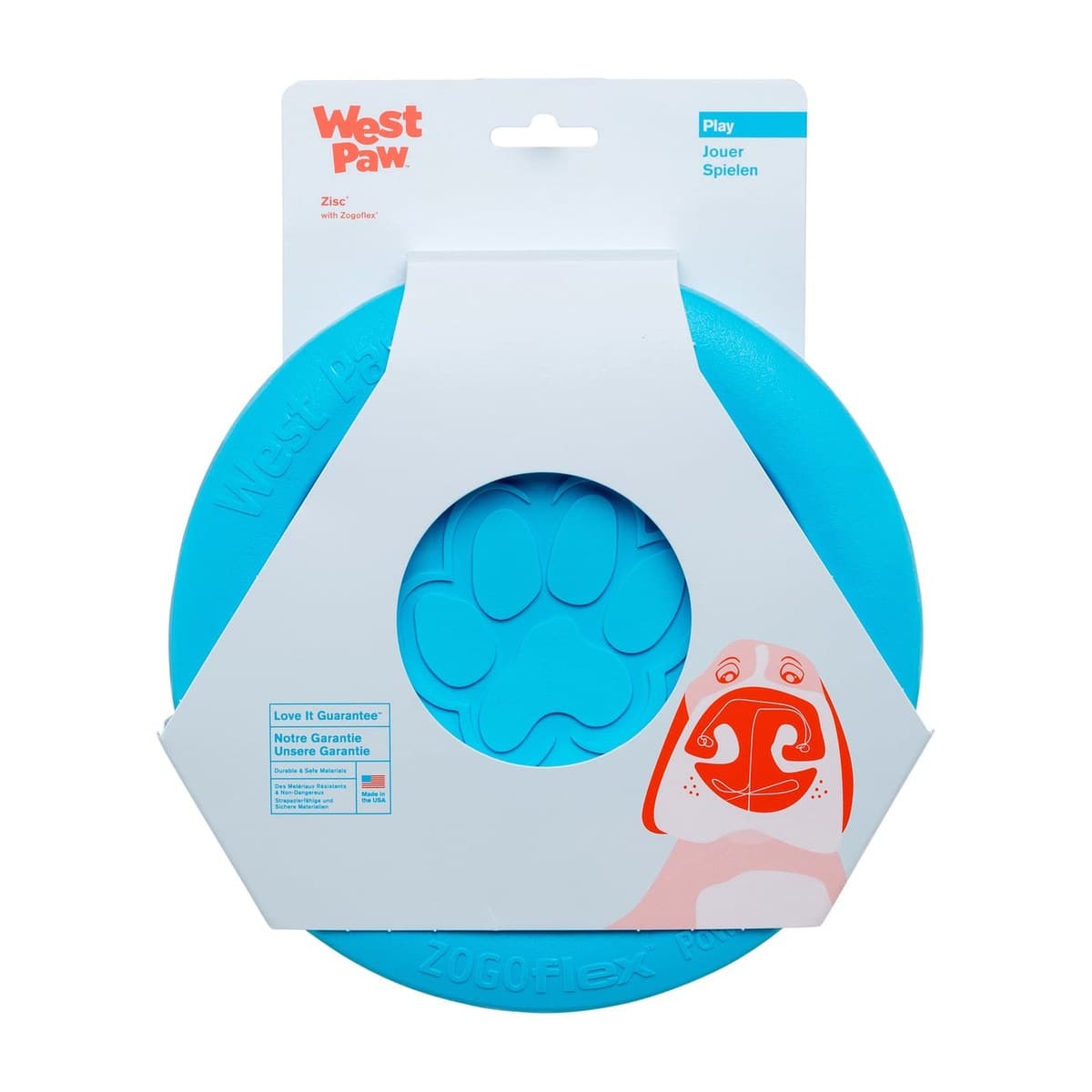 West Paw Zogoflex Zisc Flying Disc for Dogs – Large