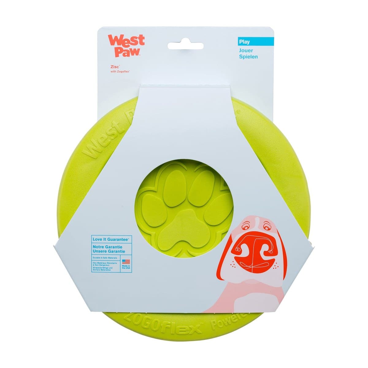 West Paw Zogoflex Zisc Flying Disc for Dogs – Large