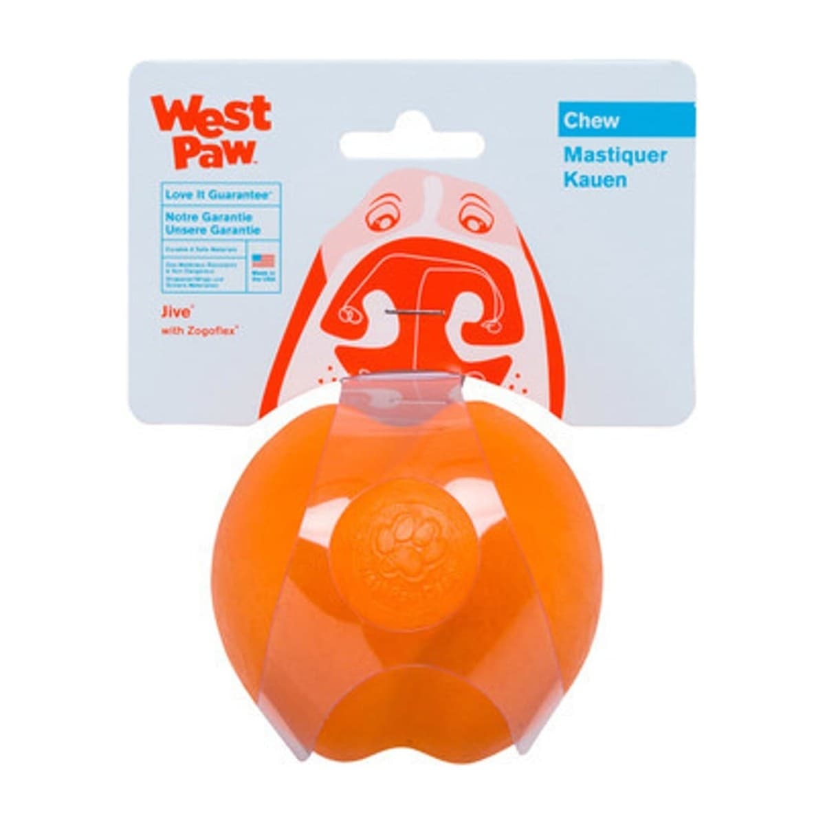 West Paw Zogoflex Jive Ball for Dogs – Small