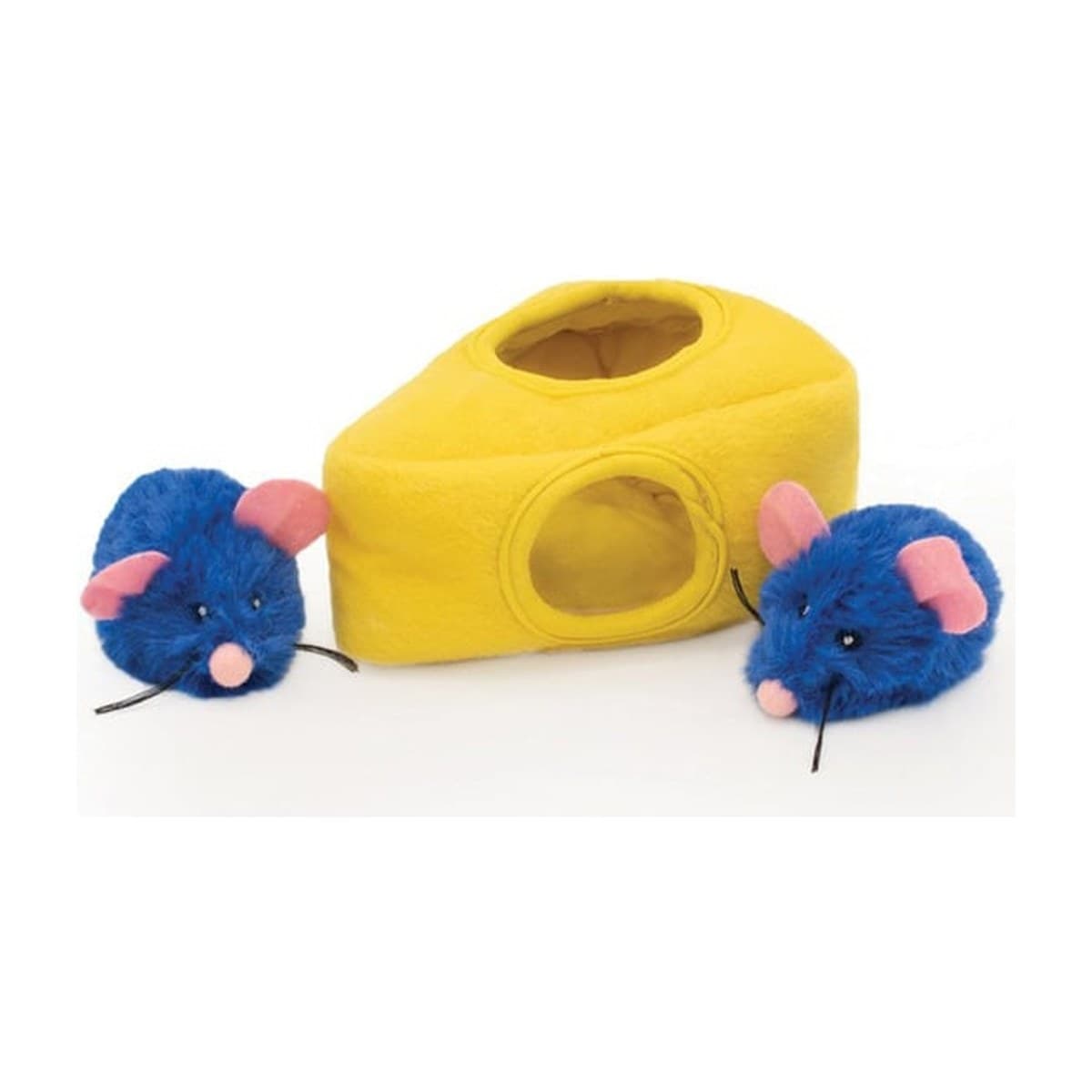 ZippyPaws Mice 'n Cheese Hide-and-Seek Burrow Toy for Cats