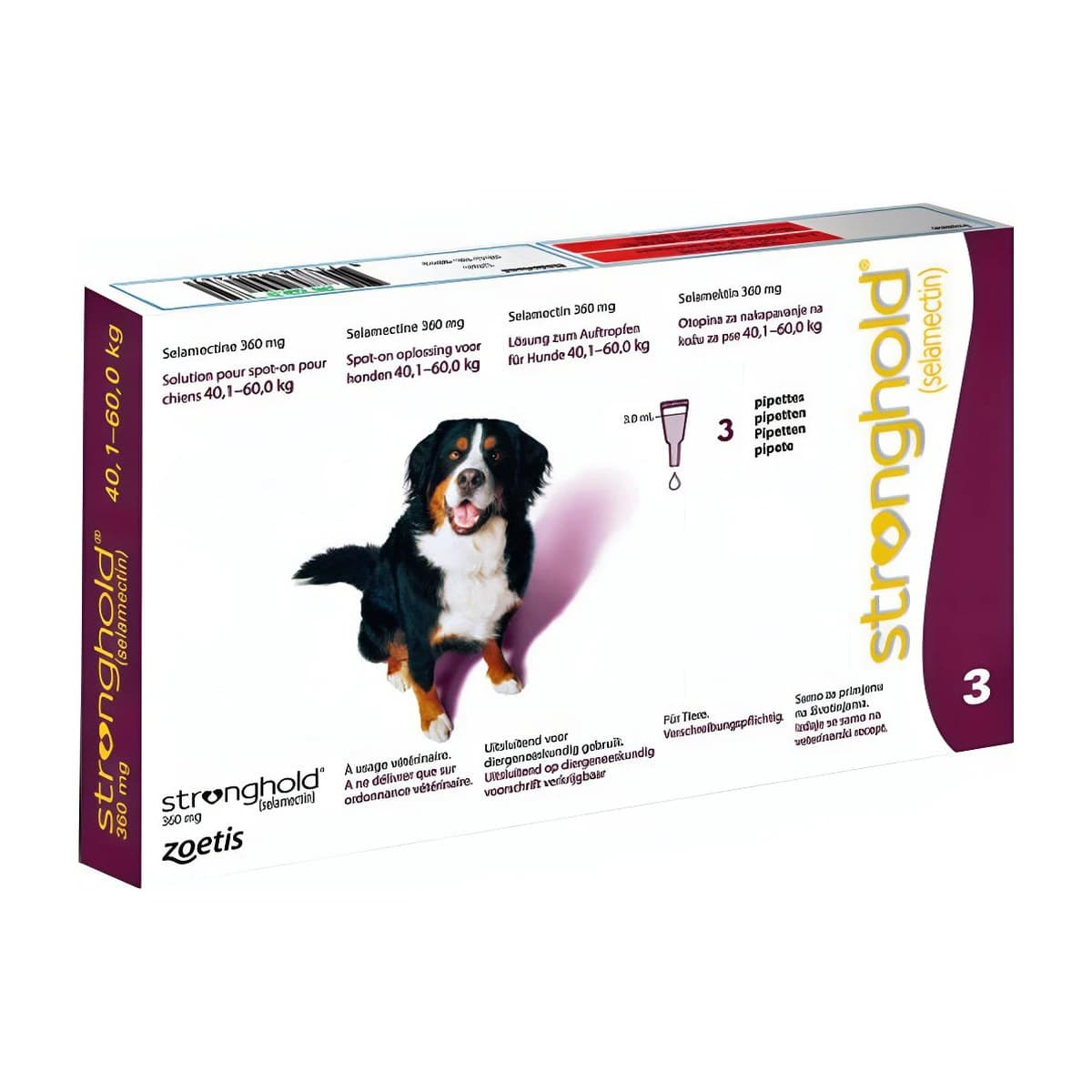 Stronghold Selamectin Spot-On Parasite Treatment for Extra Large Dogs - 3 Pack