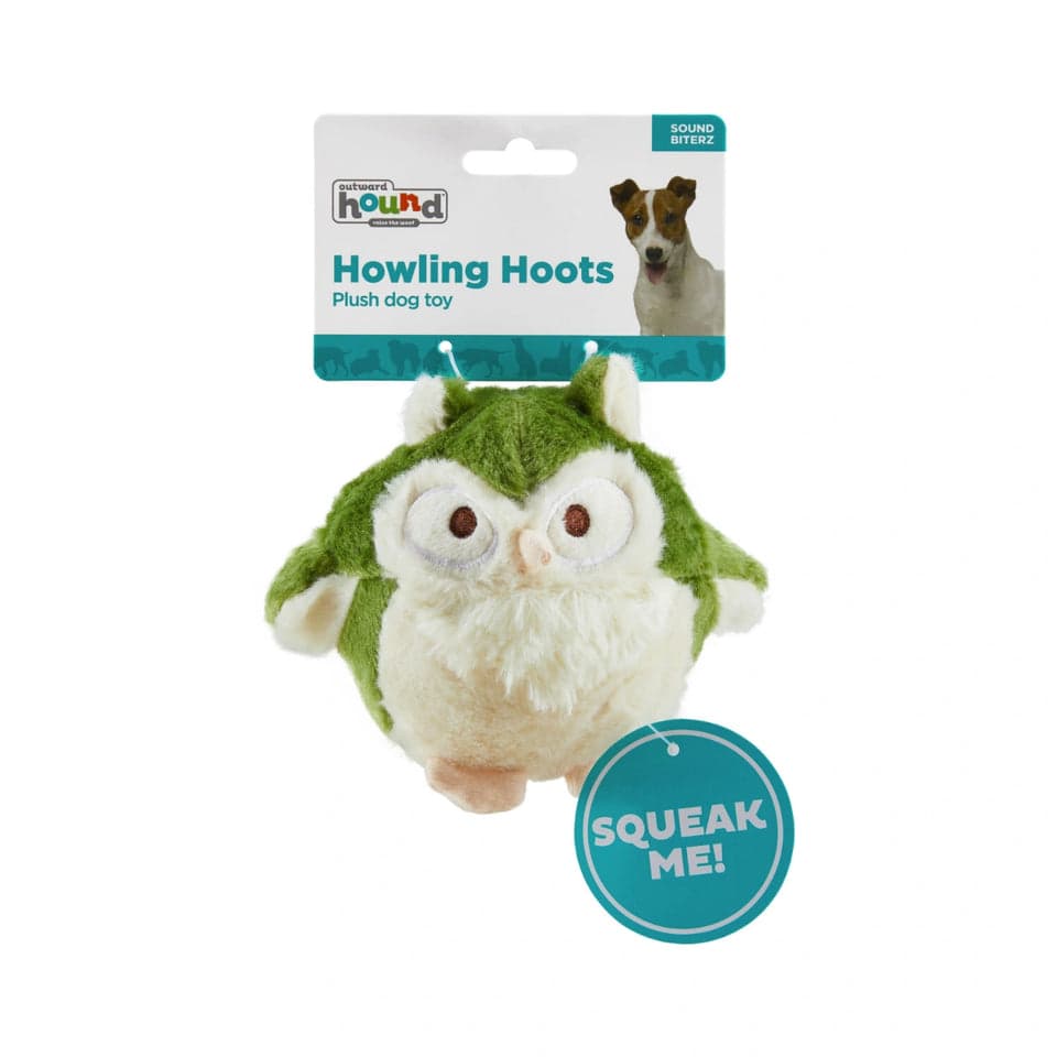 Outward Hound Howling Hoots Plush Toy for Dogs
