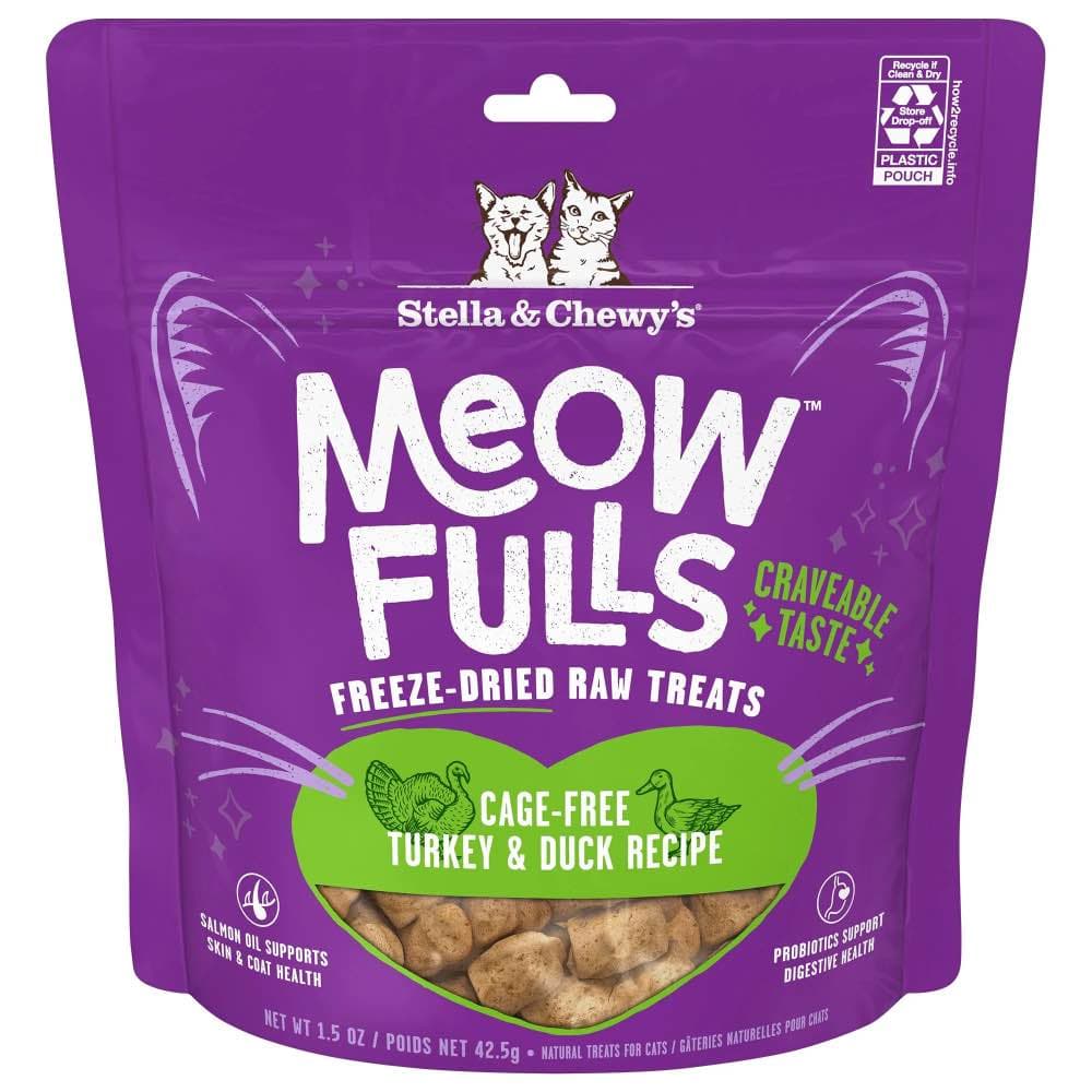 Stella & Chewy's Meowfulls Turkey & Duck Treats for Cats - 42g
